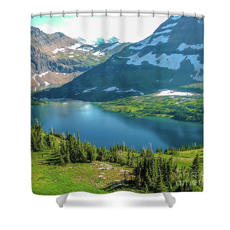 Glacier Shower Curtain featuring the photograph Hidden Lake Glacier National Park by Benny Marty