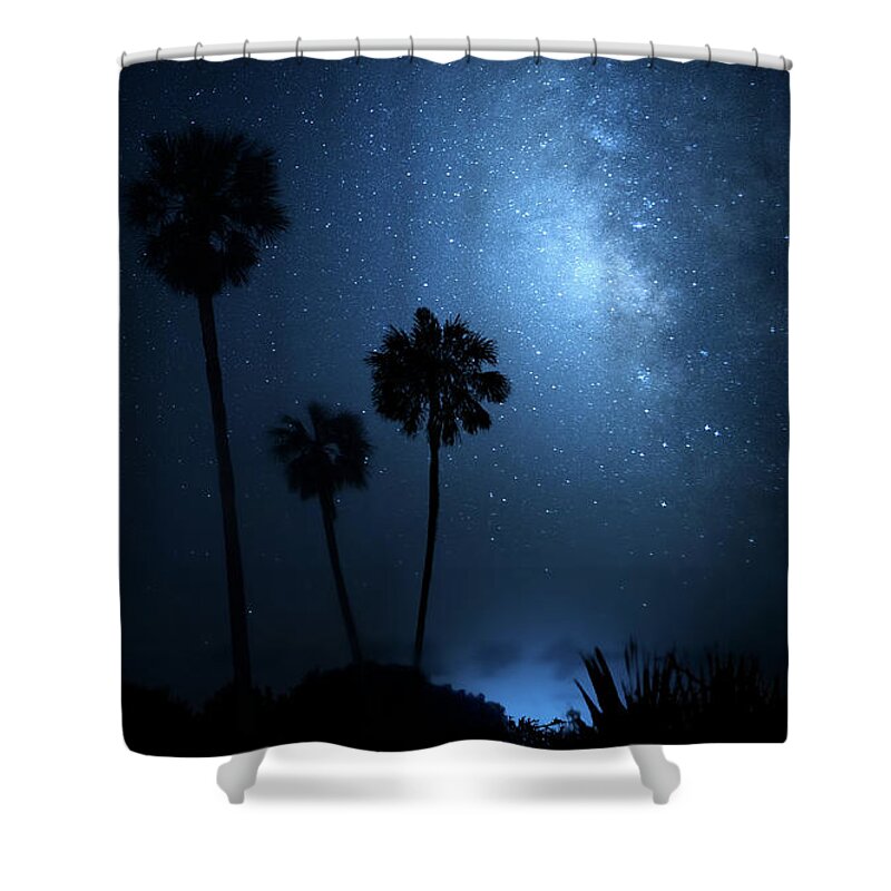 Milky Way Shower Curtain featuring the photograph Hidden Worlds by Mark Andrew Thomas
