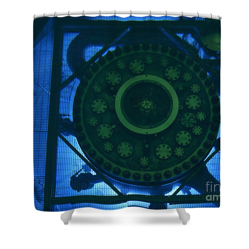 Science Shower Curtain featuring the photograph High Flux Isotope Reactor Pool by Science Source