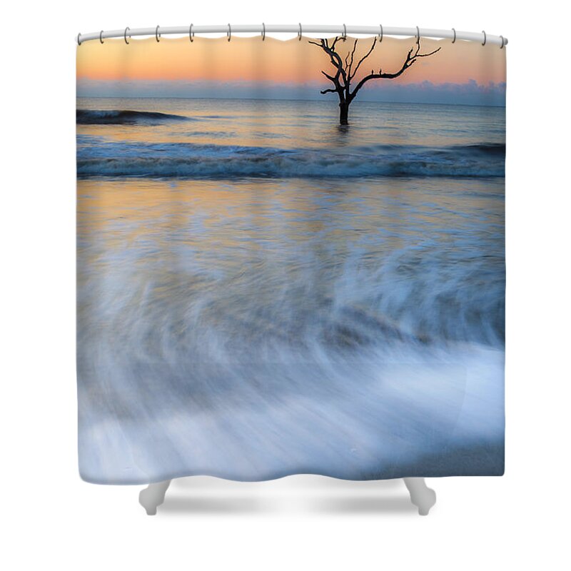 Tree Shower Curtain featuring the photograph High Water by Harry B Brown
