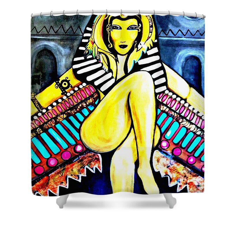  Shower Curtain featuring the painting Higher Elevation by Tracy Mcdurmon