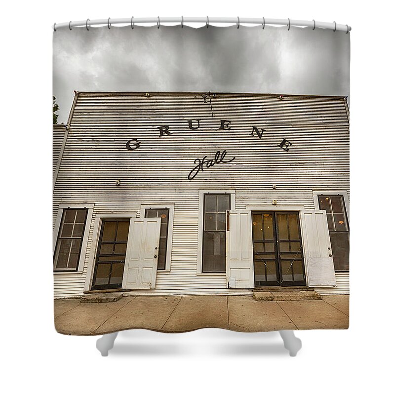 Gruene Shower Curtain featuring the photograph Historic Gruene Hall by Stephen Stookey