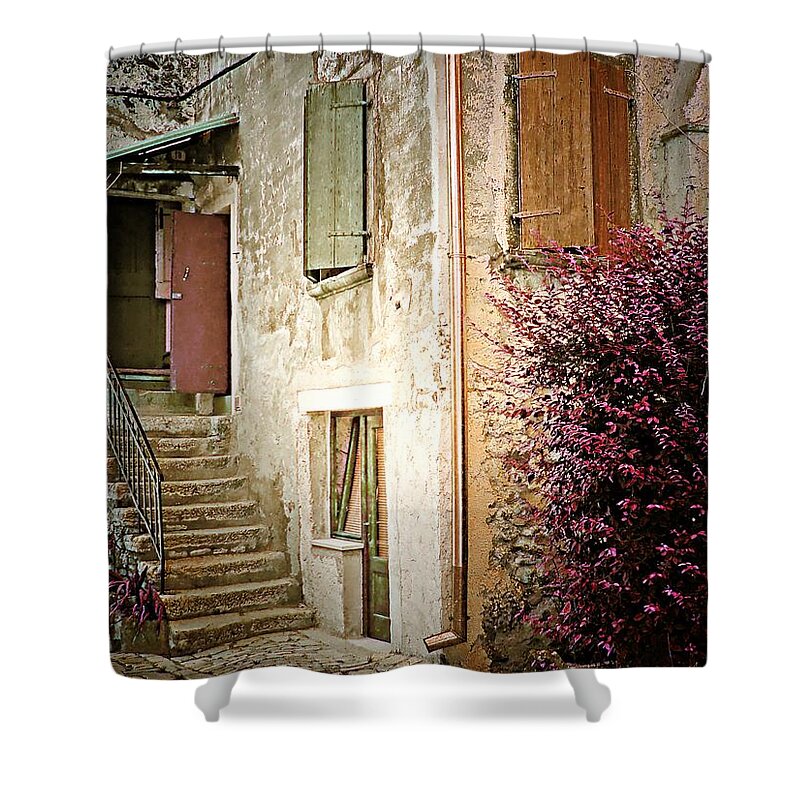 Croatia Shower Curtain featuring the photograph Historic Home - Rovinj, Croatia by Joseph Hendrix
