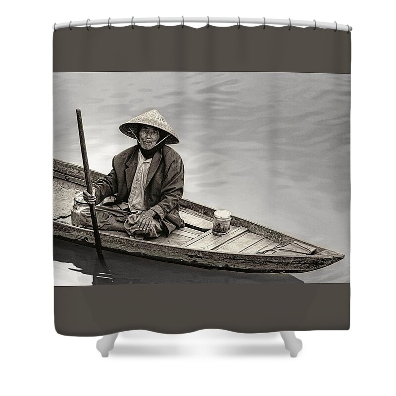 Asia Shower Curtain featuring the photograph Hoi Ahn Gent by Cameron Wood