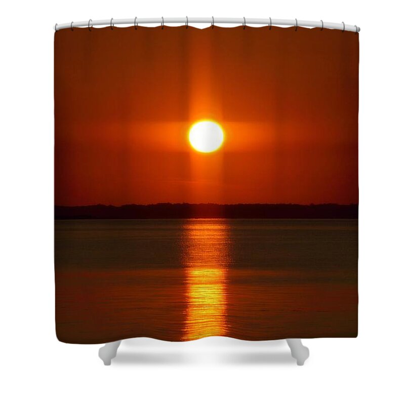 Holy Shower Curtain featuring the photograph Holy Sunset - Portrait by Billy Beck