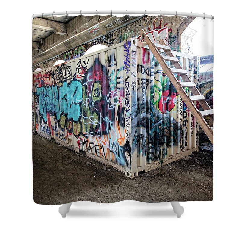 Subway Shower Curtain featuring the photograph Home in a Subway by Deborah Penland