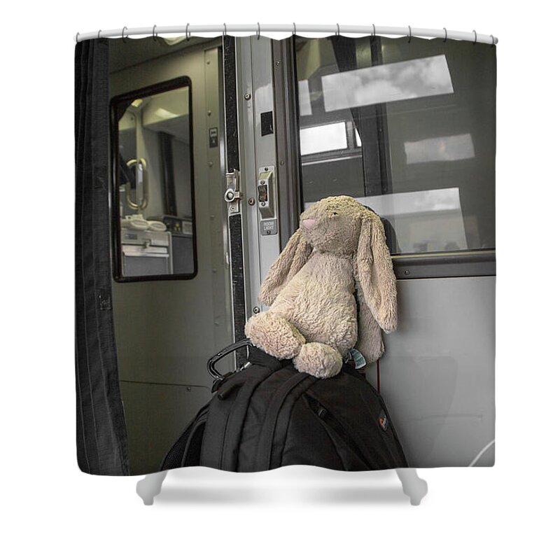 Amtrak Shower Curtain featuring the photograph Homesick by Betsy Knapp