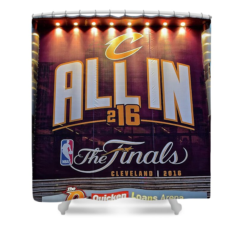 Cavaliers Shower Curtain featuring the photograph Hometeam 2016 by Frozen in Time Fine Art Photography