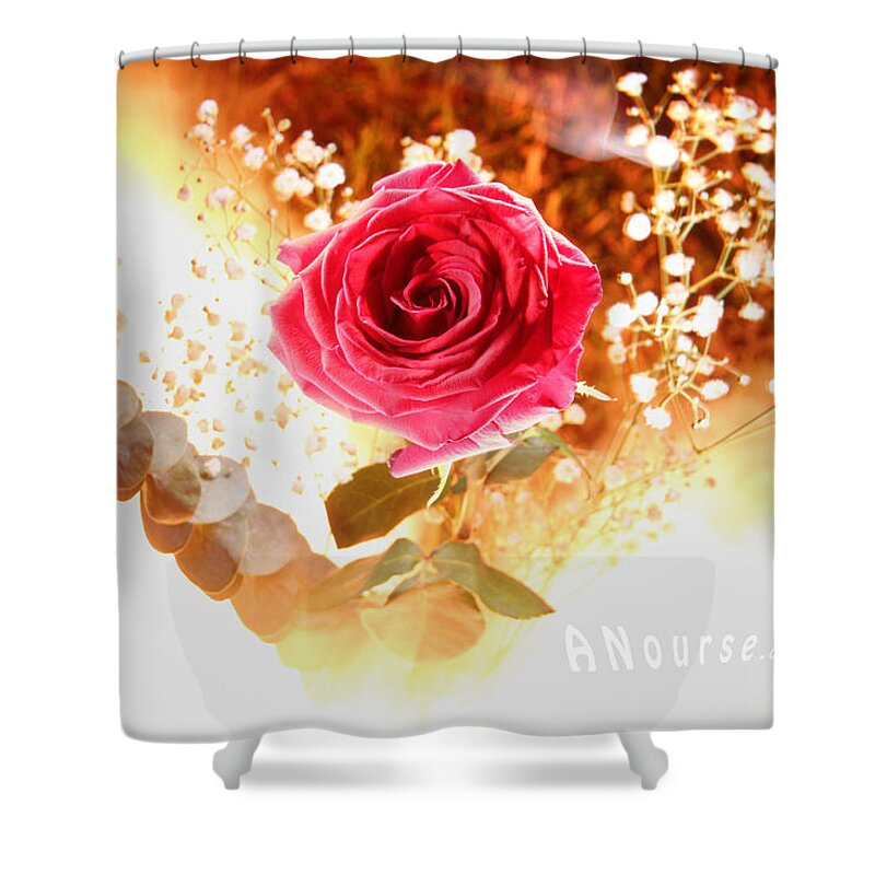 Rose Shower Curtain featuring the photograph Hot Beauty by Andrew Nourse