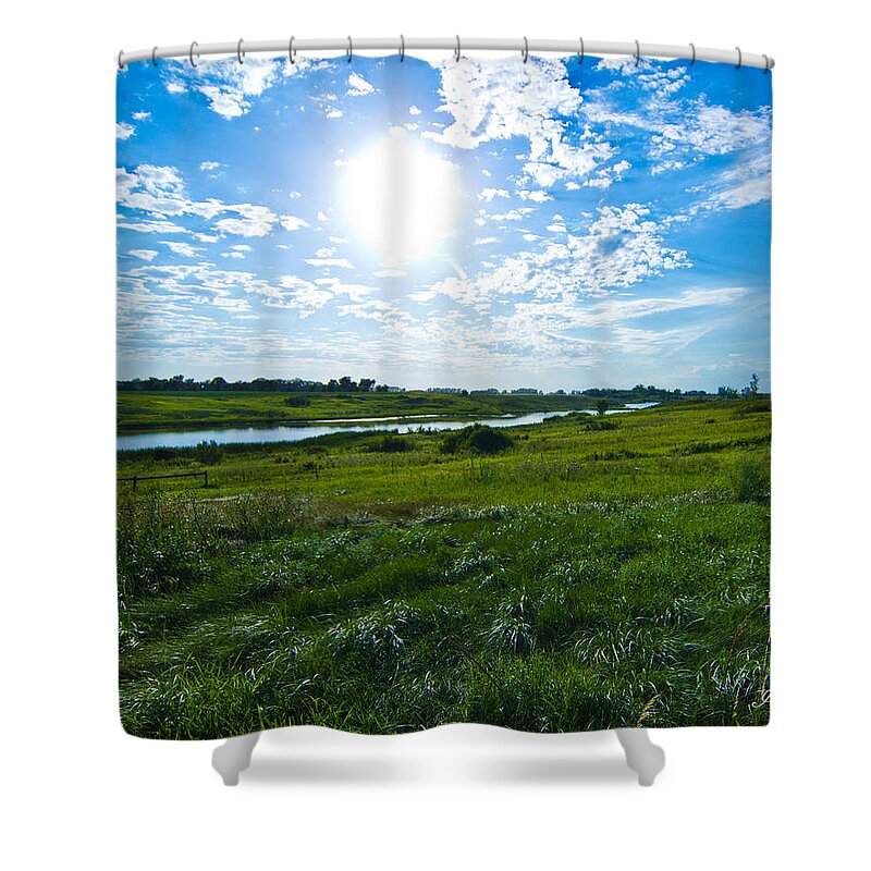 D Shower Curtain featuring the photograph Hot North Dakota by Jana Rosenkranz