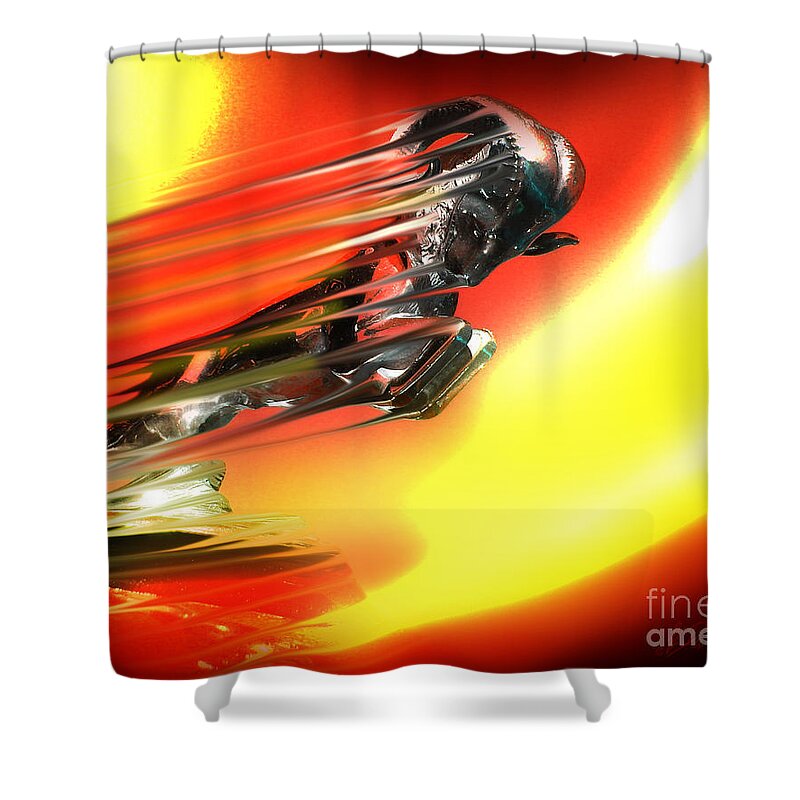 Dodge Shower Curtain featuring the photograph Hot Ram by Pat Davidson
