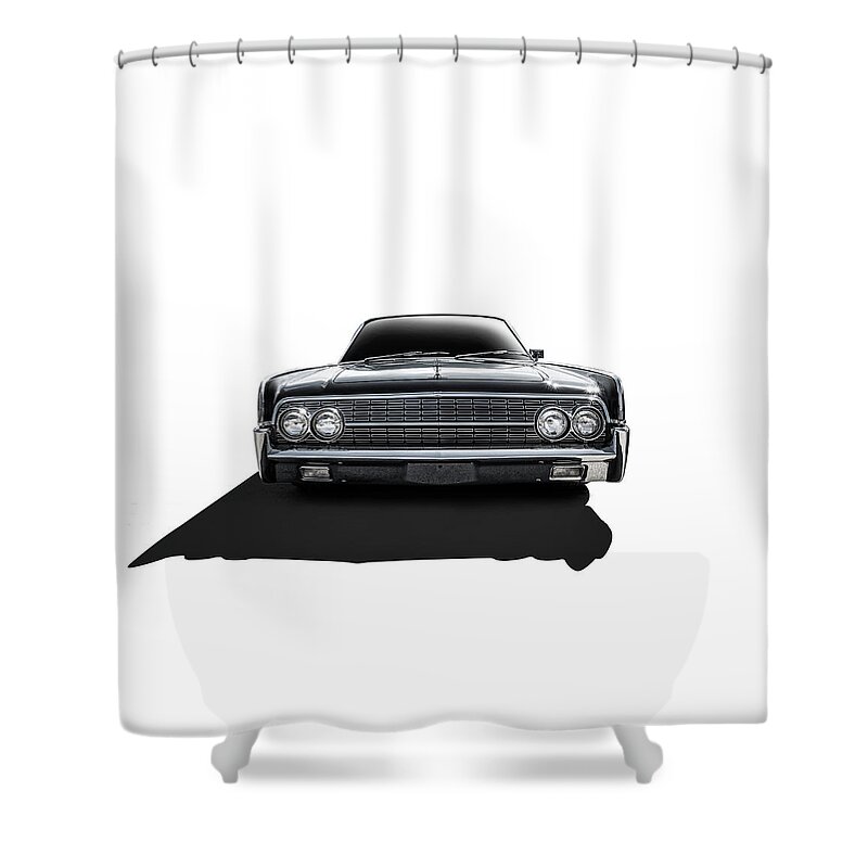 Transportation Shower Curtain featuring the digital art Hot Rod Lincoln by Douglas Pittman
