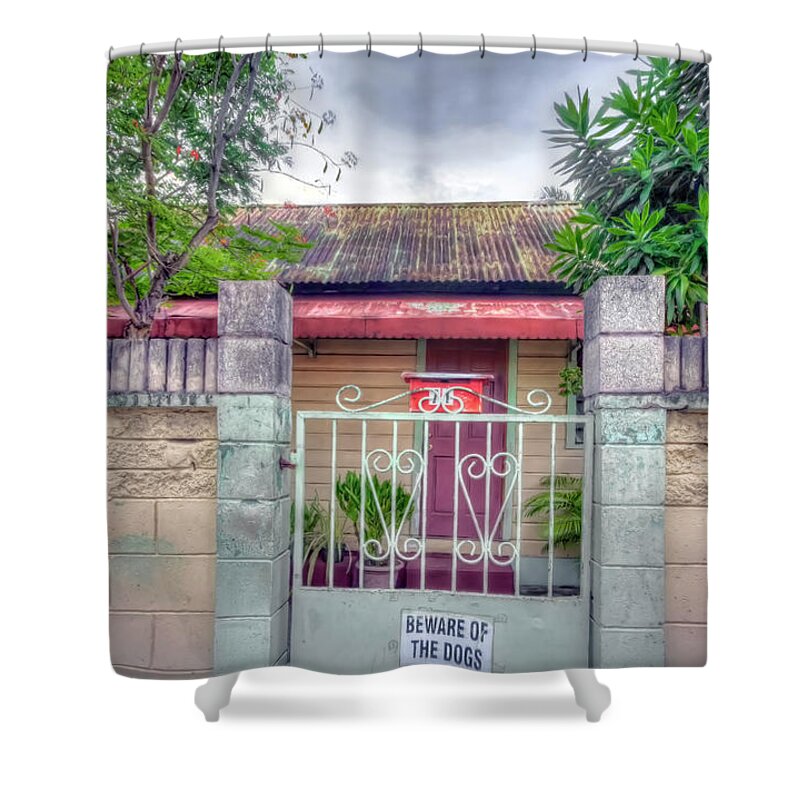  Shower Curtain featuring the photograph House # 71 by Nadia Sanowar