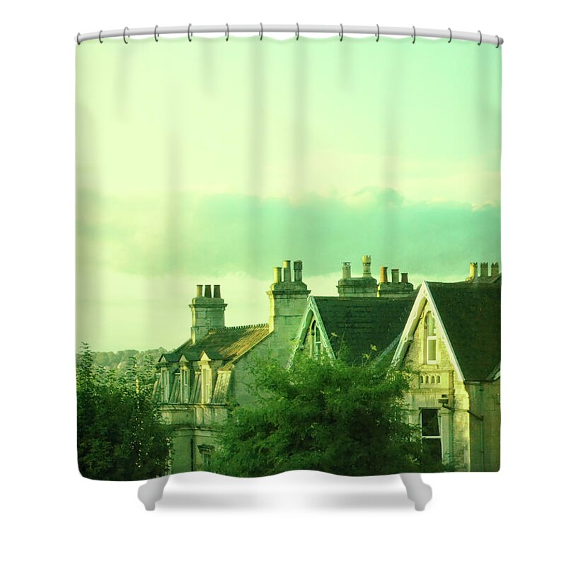Village Shower Curtain featuring the photograph Houses by Jill Battaglia