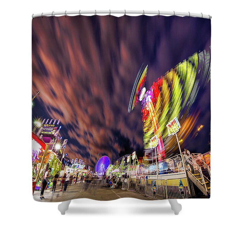 Houston Shower Curtain featuring the photograph Houston Texas Live Stock Show and Rodeo #3 by Micah Goff