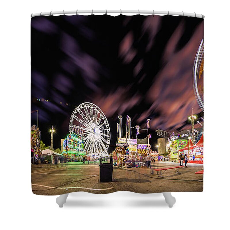 Houston Shower Curtain featuring the photograph Houston Texas Live Stock Show and Rodeo #4 by Micah Goff