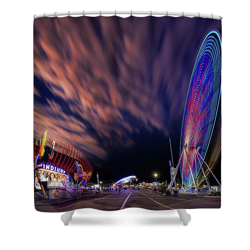 Houston Shower Curtain featuring the photograph Houston Texas Live Stock Show and Rodeo #5 by Micah Goff