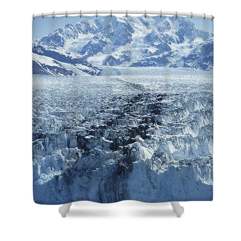 Glacier Shower Curtain featuring the photograph Hubbard Glacier by Joseph Rychetnik