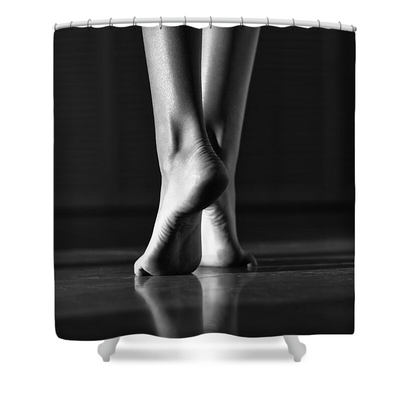 Legs Shower Curtain featuring the photograph Human by Laura Fasulo