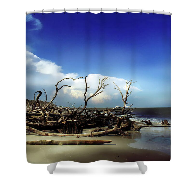 Hunting Island Shower Curtain featuring the photograph Hunting Island by Jessica Brawley