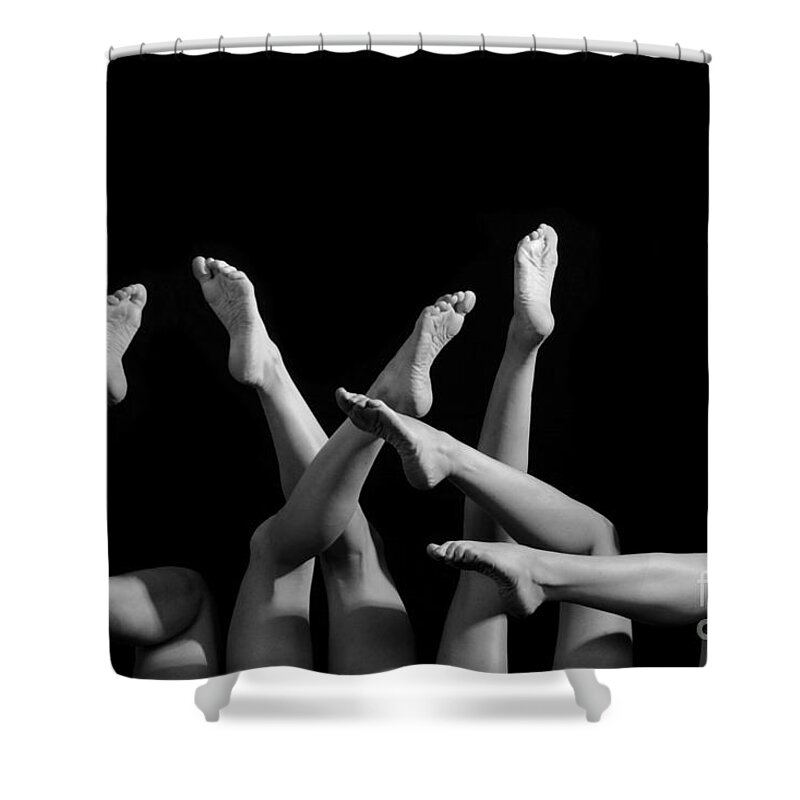 Artistic Shower Curtain featuring the photograph Hustle and bustle by Robert WK Clark