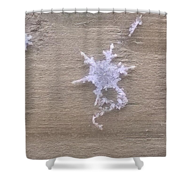 Snowflake Shower Curtains