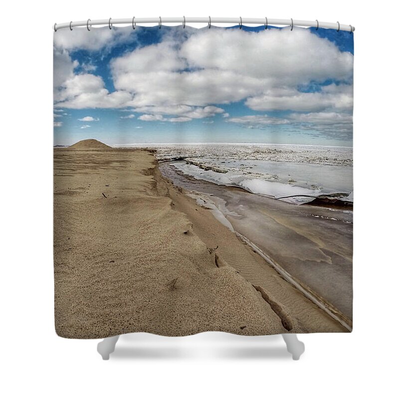 Winter Shower Curtain featuring the photograph Ice Shelf by Jackson Pearson