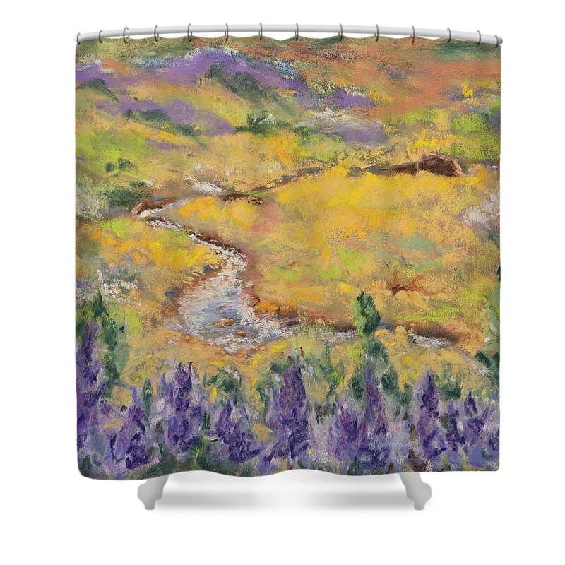 Painting Shower Curtain featuring the painting Icelandic Adventure by Lee Beuther
