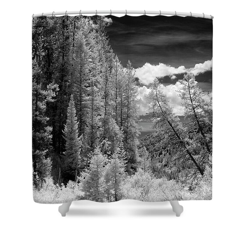 Scenic Drive Shower Curtain featuring the photograph Idaho Passage by Brian Duram