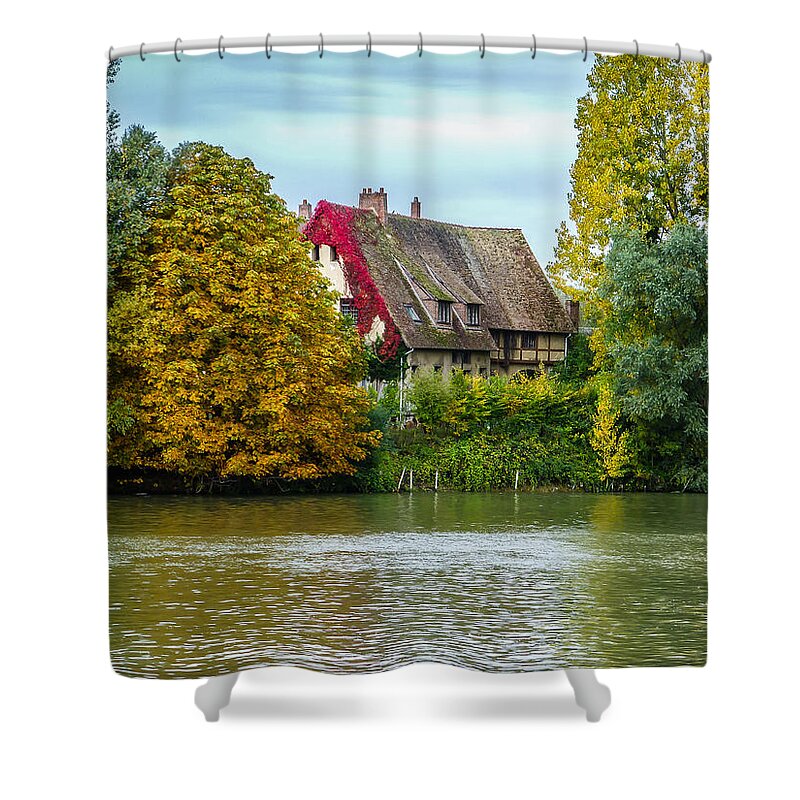 France Shower Curtain featuring the photograph Ile du Chateau by Pamela Newcomb