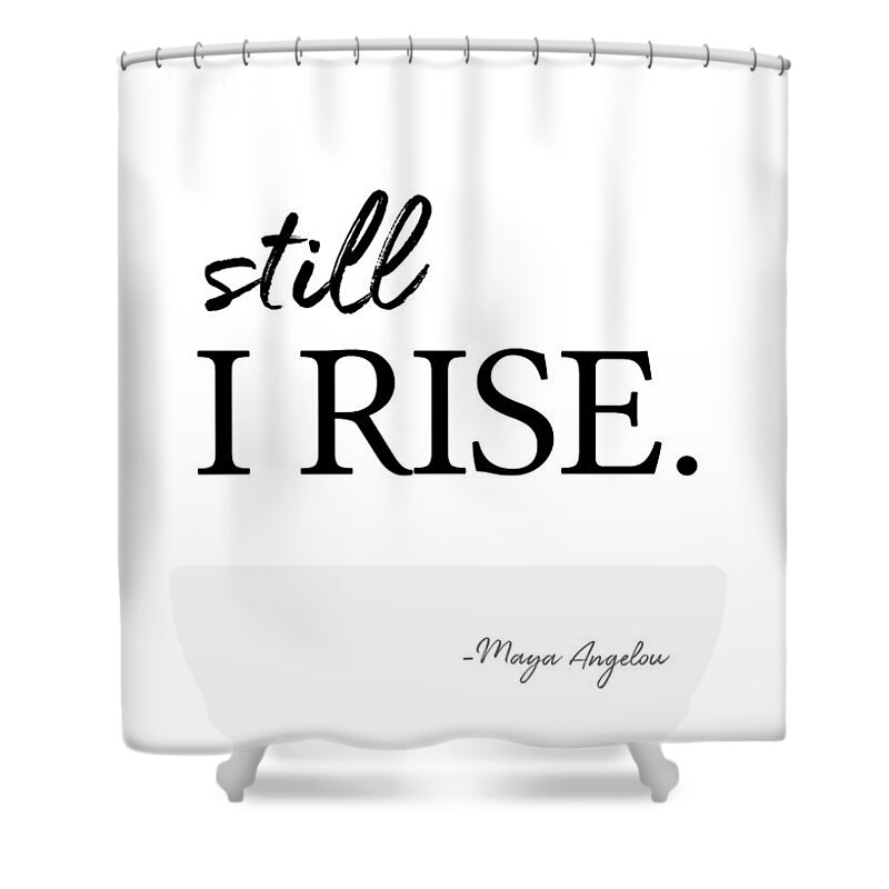 I Will Rise Shower Curtain featuring the photograph I'll rise #minimalism 3 by Andrea Anderegg