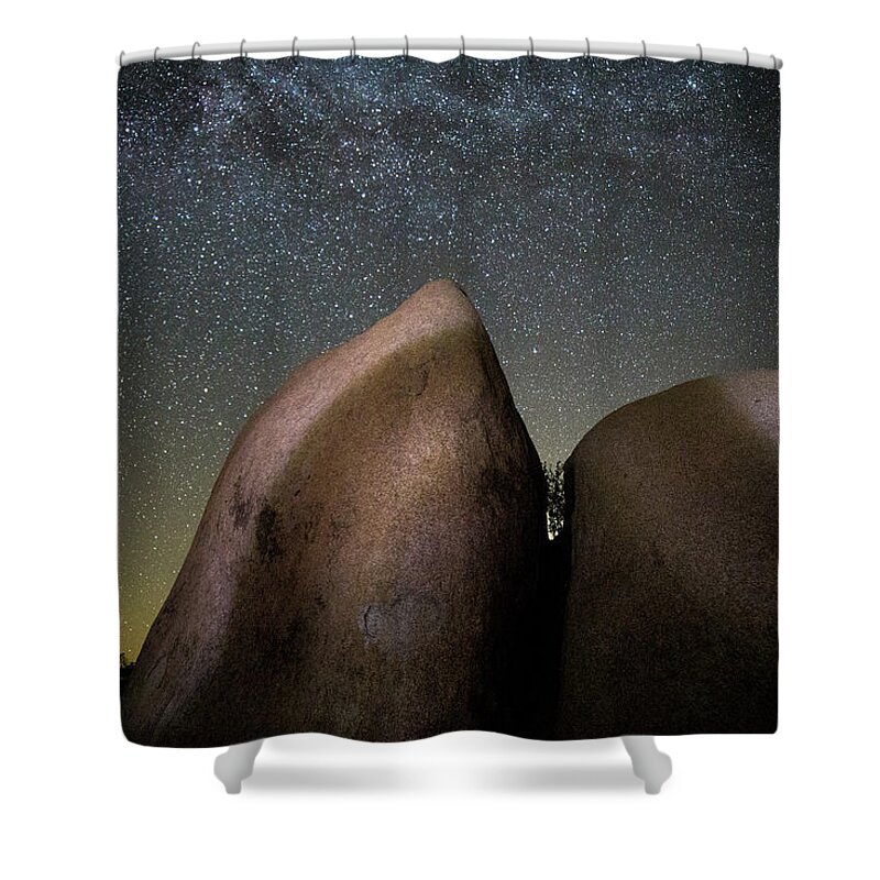 Astrophotography Shower Curtain featuring the photograph Illuminati 1 by Ryan Weddle