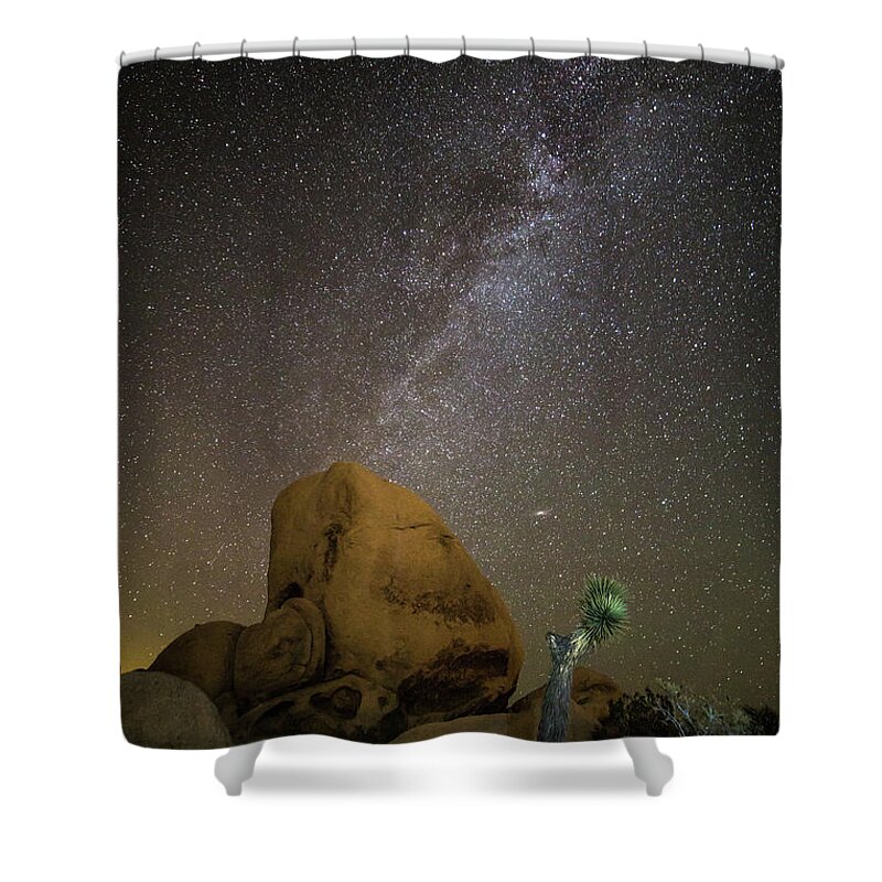 Astrophotography Shower Curtain featuring the photograph Illuminati 11 by Ryan Weddle