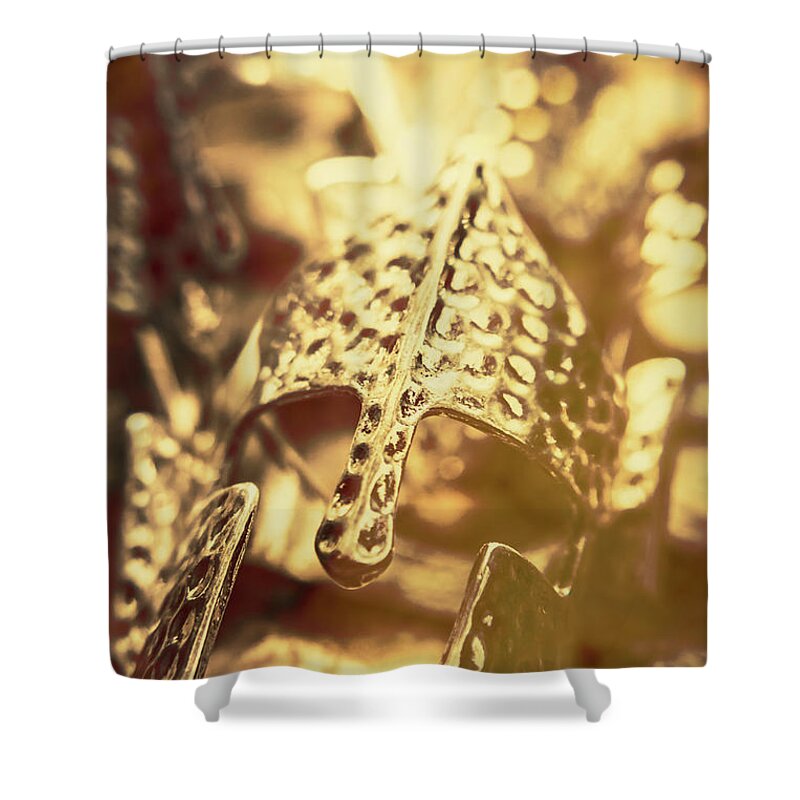 History Shower Curtain featuring the photograph Illuminating the dark ages by Jorgo Photography