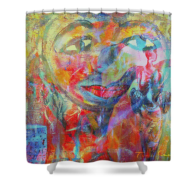 Imperfect Me Imperfect Me Too Fania Simon Woman Women Shower Curtain featuring the photograph Imperfect me too by Fania Simon