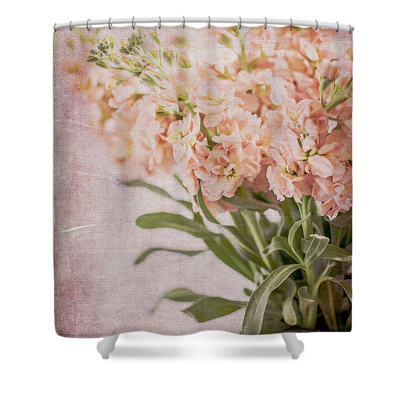 Flowers Shower Curtain featuring the photograph In a Vase #2 by Rebecca Cozart