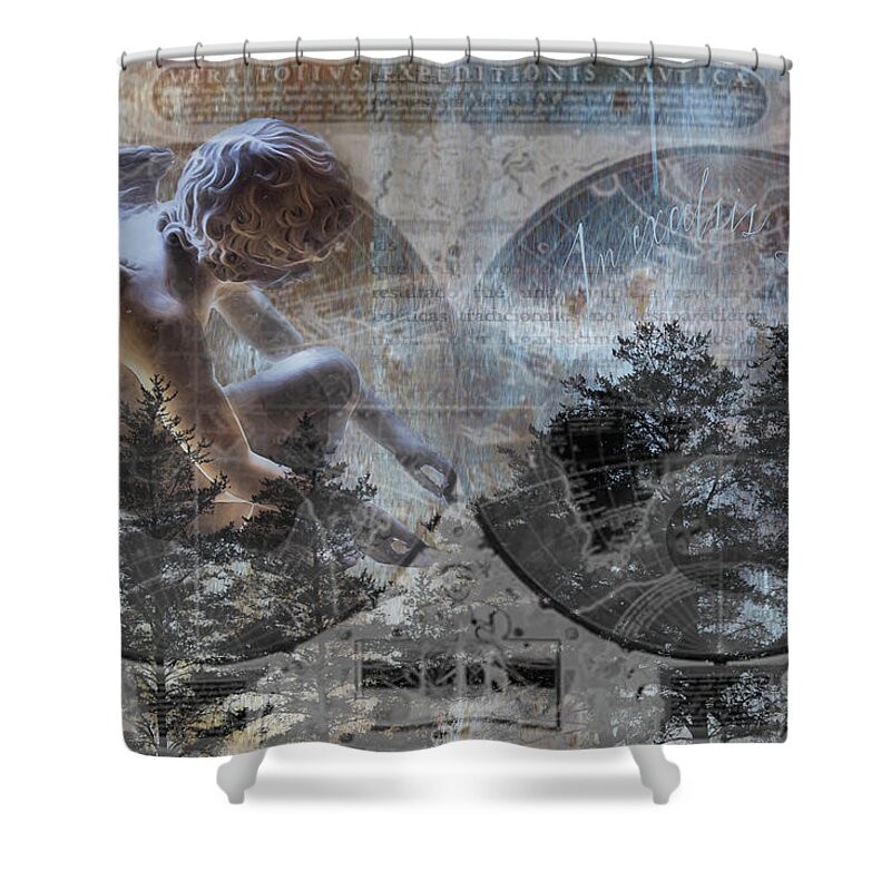 Evie Shower Curtain featuring the photograph In Excelsis Deo by Evie Carrier