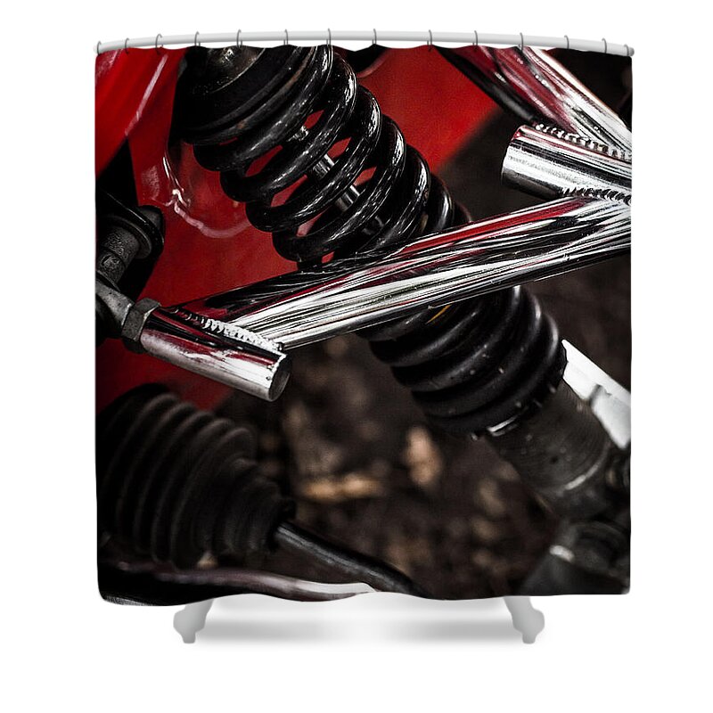 Car Shower Curtain featuring the photograph In Suspense by Kaleidoscopik Photography
