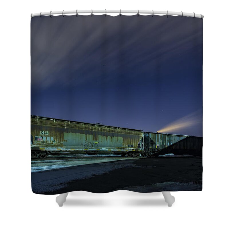 Www.cjschmit.com Shower Curtain featuring the photograph In the Chill by CJ Schmit