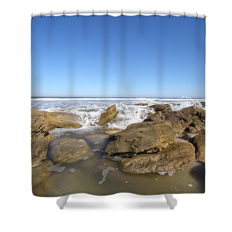Silhouette Shower Curtain featuring the photograph In the Rocks by Robert Och