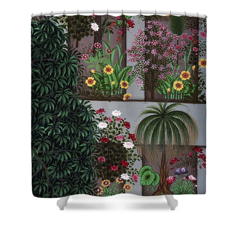 Aod Shower Curtain featuring the photograph India: Garden by Granger