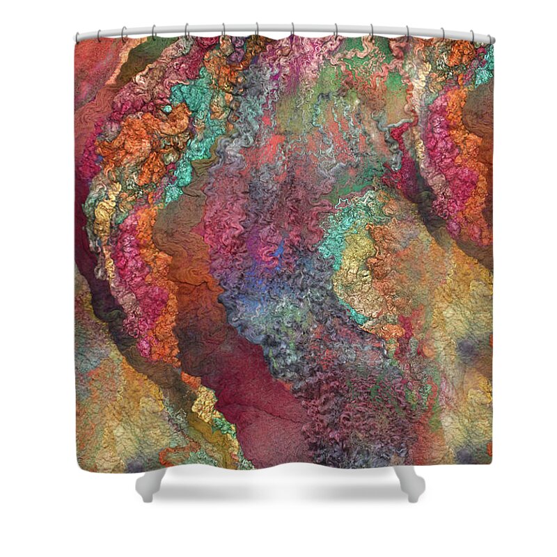 Russian Artists New Wave Shower Curtain featuring the photograph Indian Cinnamon by Marina Shkolnik