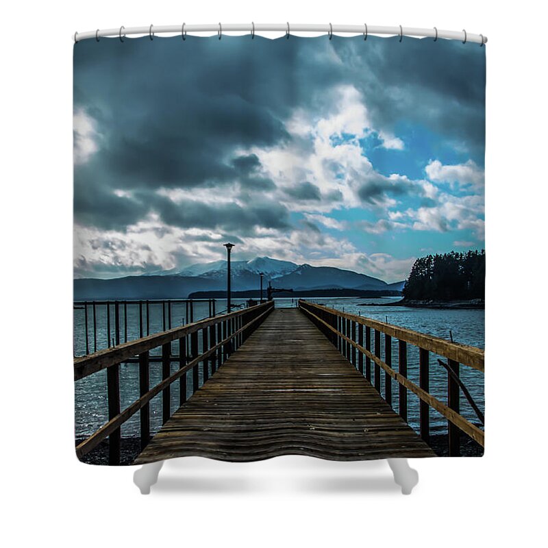 Indian Cove Shower Curtain featuring the photograph Indian Cove by David Kirby
