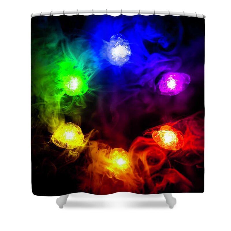 Infinity Stone Shower Curtain featuring the photograph Infinity Stones Poster - Style 3 by Cole Iba