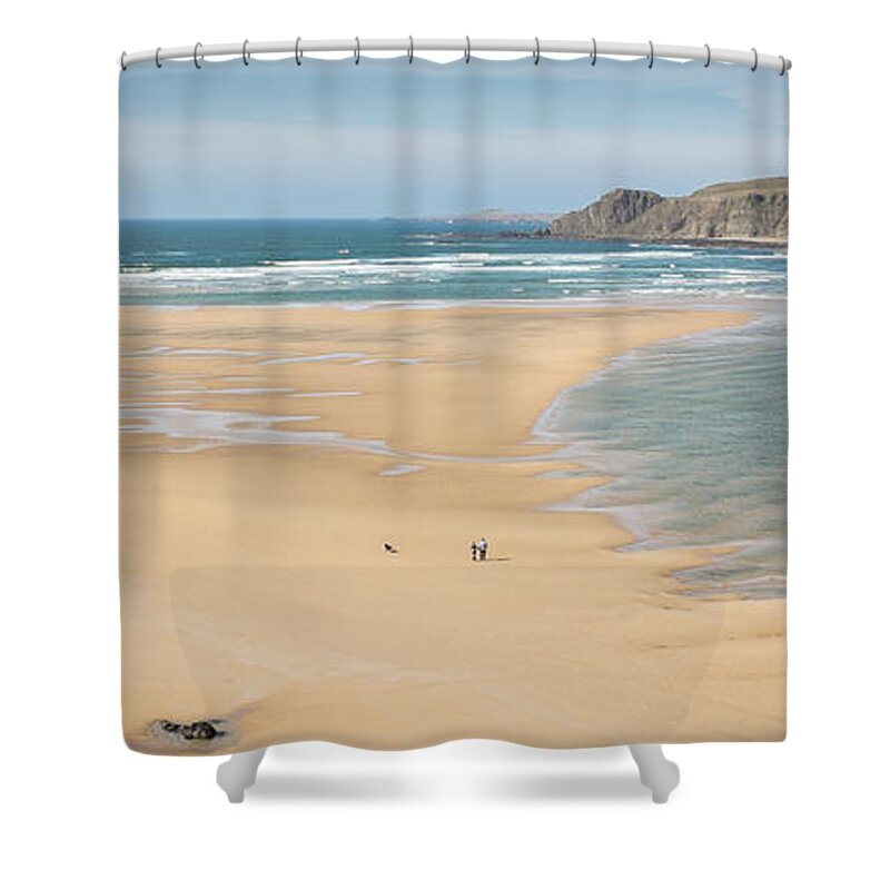 Inishowen Shower Curtain featuring the photograph Inishowen by Nigel R Bell
