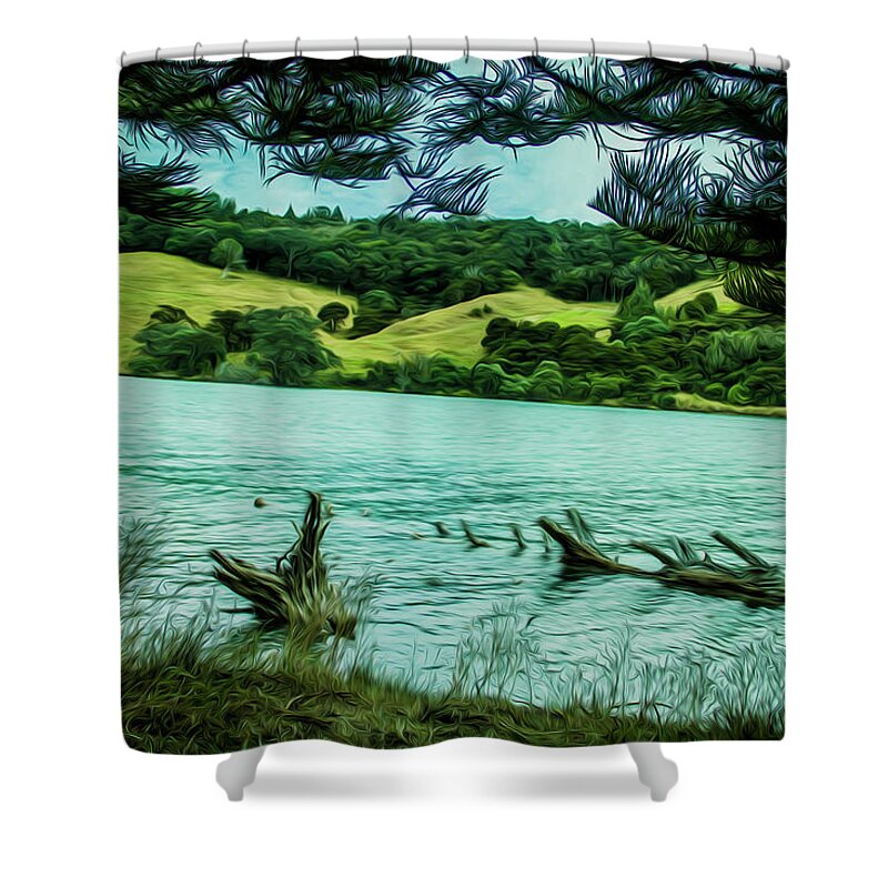 Inlet Shower Curtain featuring the photograph Inlet by Stuart Manning