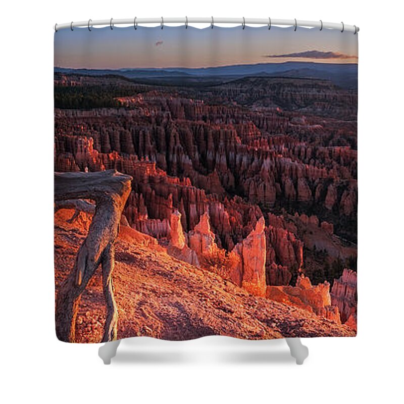 50s Shower Curtain featuring the photograph Inspiration Point by Edgars Erglis