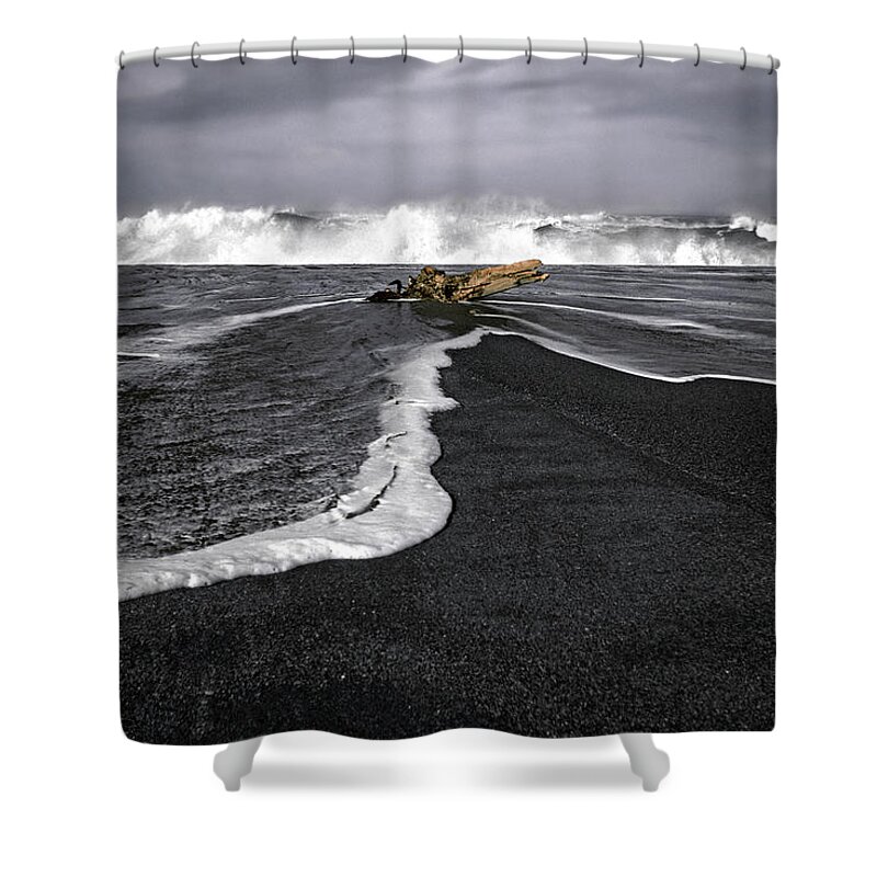 The Walkers Shower Curtain featuring the photograph Inspirational Liquid by The Walkers