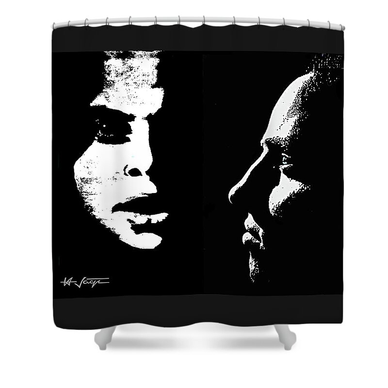 Look Shower Curtain featuring the photograph Intensity by Hartmut Jager