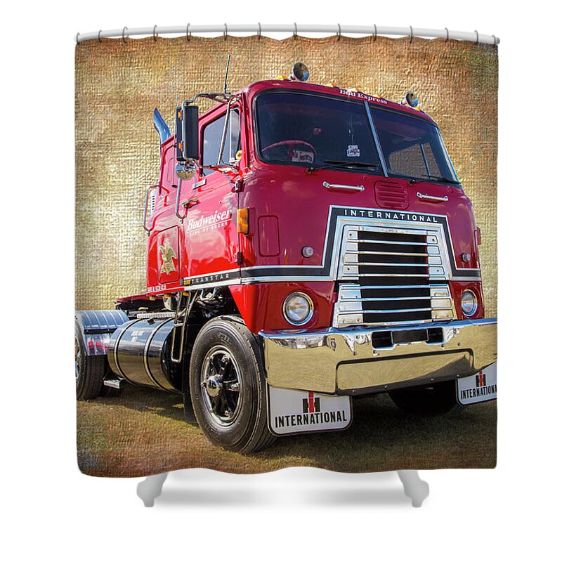 Truck Shower Curtain featuring the photograph Inter Cabover by Keith Hawley